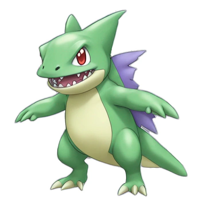 Larvitar-Sharpedo-Gabite-Gible-Digimon Full Body sticker