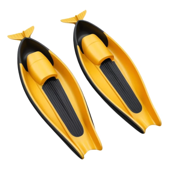 diver fullfoot fins sticker