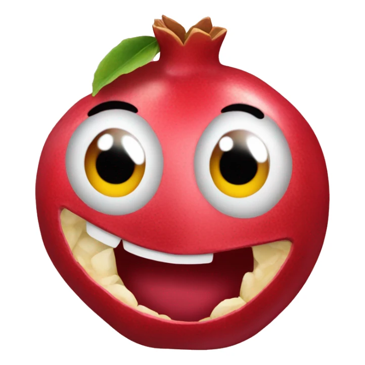 1 pomegranate symbolized as love emoji sticker