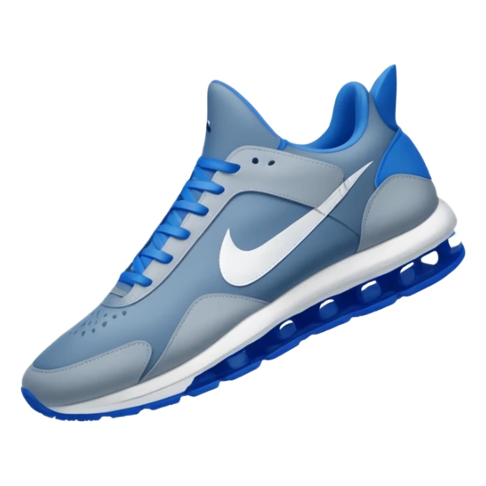 Has a un tiburón con zapatillas azules nike sticker