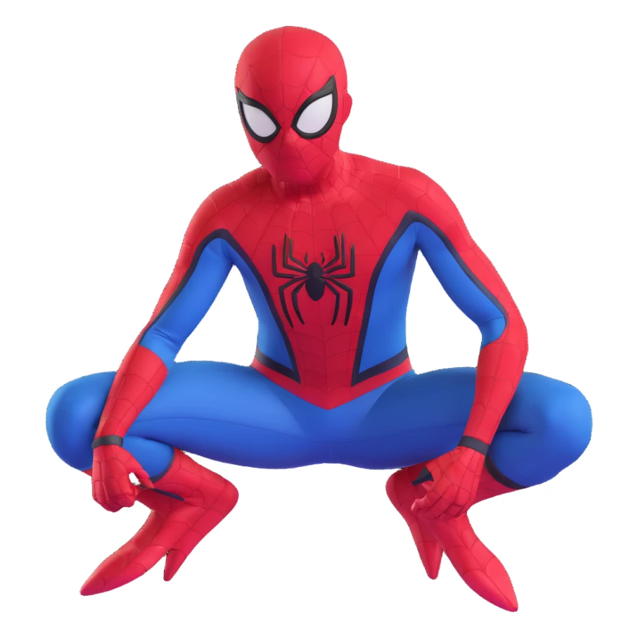 Tom Holland in Spider-Man costume sticker