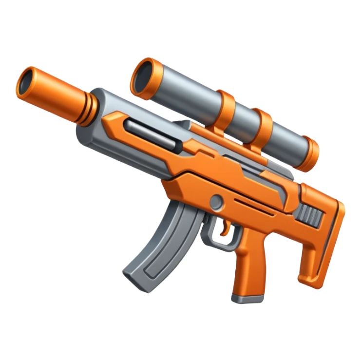 small futuristic missile rifle sticker