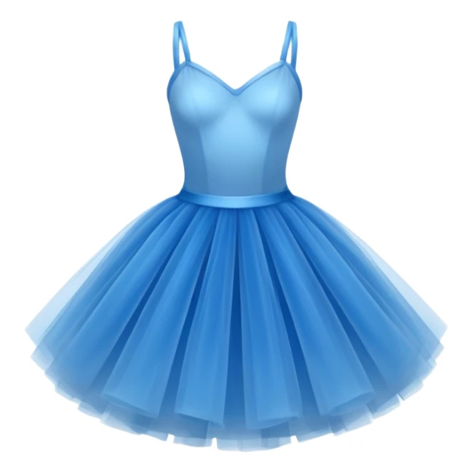cinematic-realistic-blue-tutu,-layers-of-fine,-soft-tulle-forming-a-voluminous-and-airy-skirt,-delicate-folds-catching-the-light,-slightly-frayed-edges-adding-authenticity,-glowing-softly-with-a-warm-and-ethereal-elegance sticker