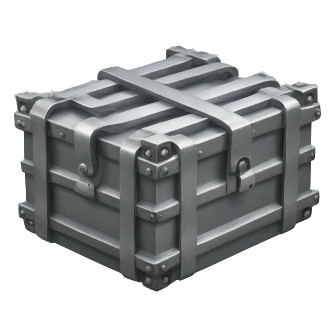 metal box with two axles coming out of it on its two sides sticker