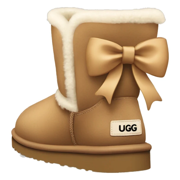 ugg’s with bow sticker