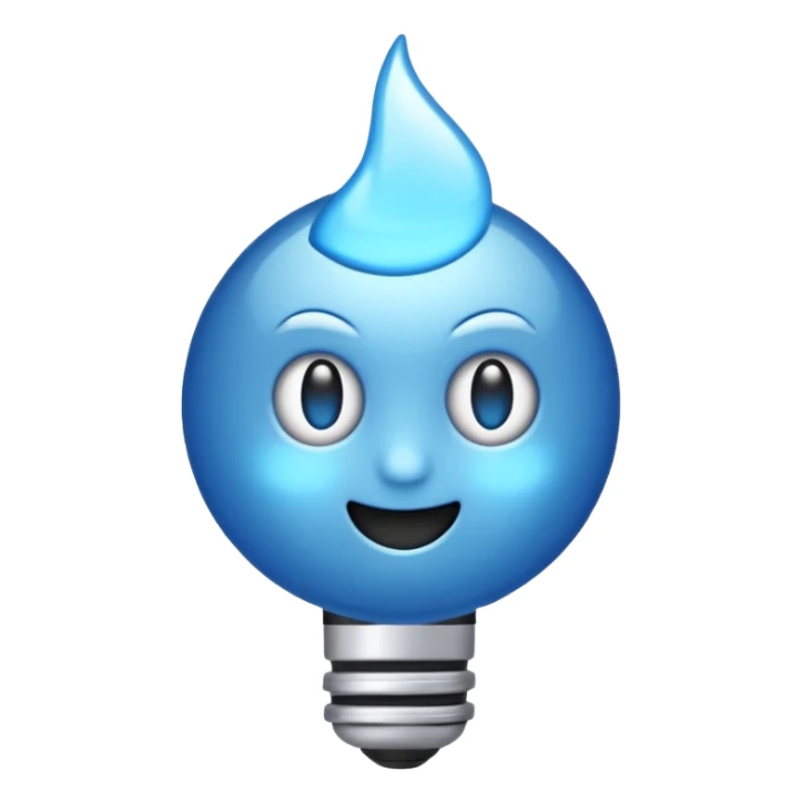 Quiero emoji de una descarga eléctrica sticker