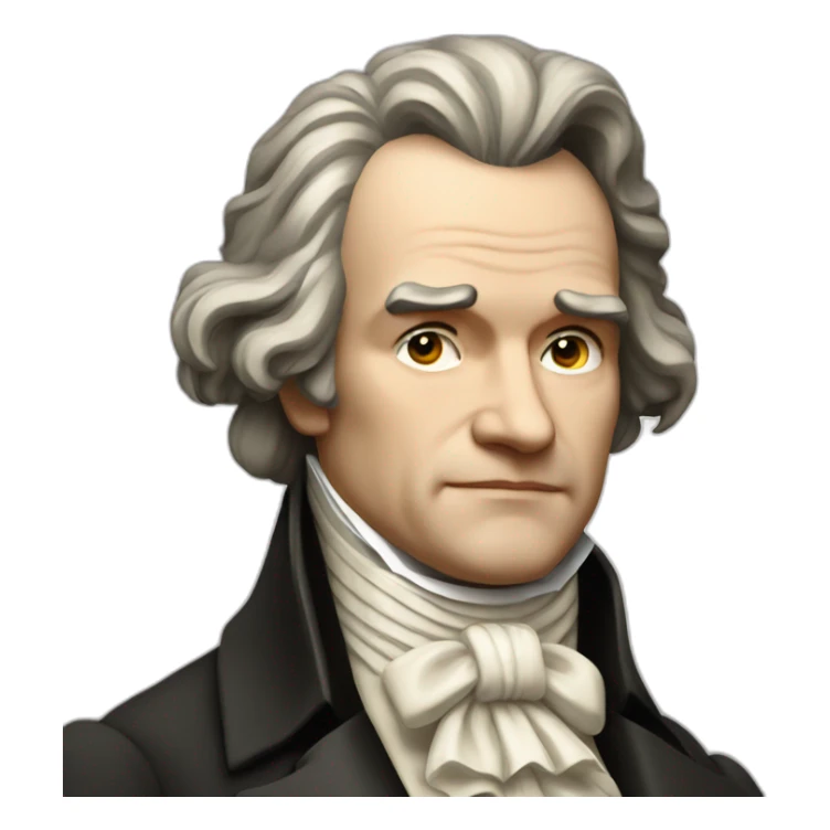 Twenty emojis of Beethoven's character sticker