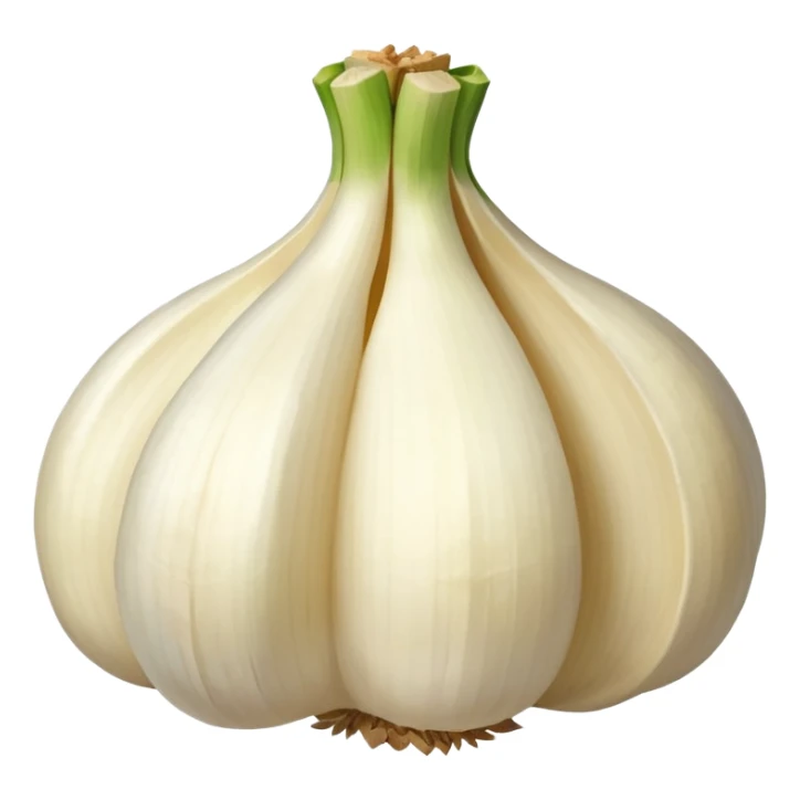 minced garlic emoji - garlic clove with cubed garlic sticker