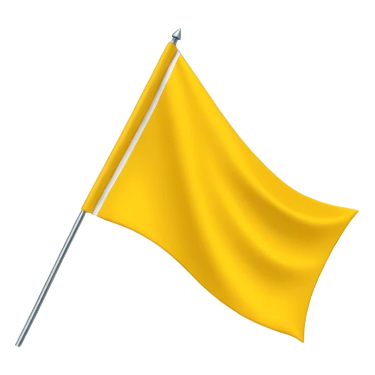 Triangular flag of yellow colour🚩and yadav written on it  sticker