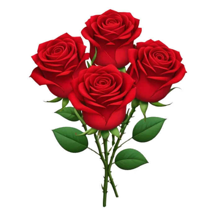 A bunch of red roses with a note that says Linnea sticker