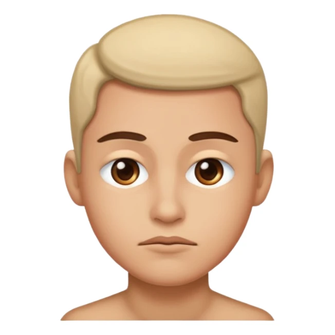 person giving the side eye sticker