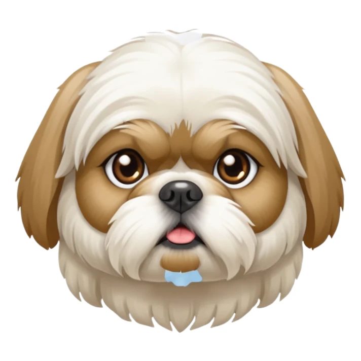 Shih Tzu dog poisoned sticker