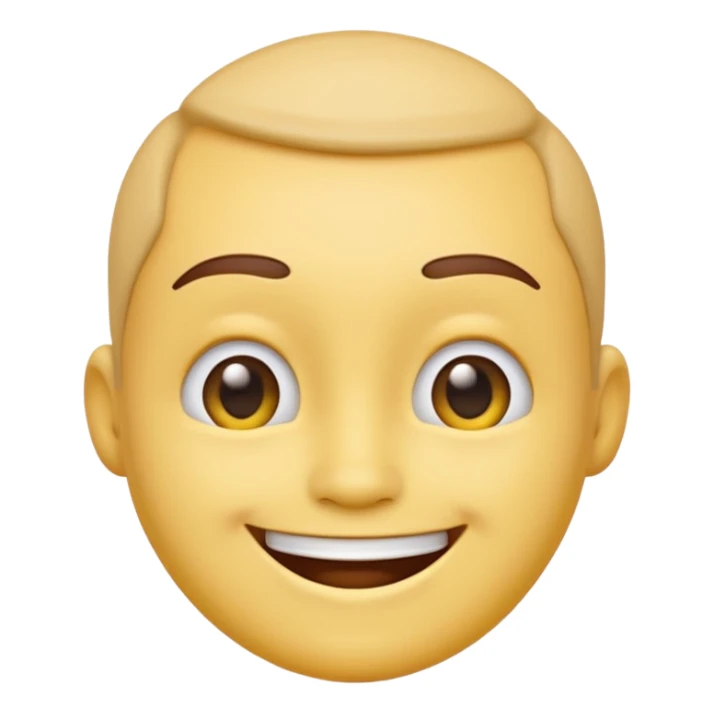 Sideways head tilt emoji sticker