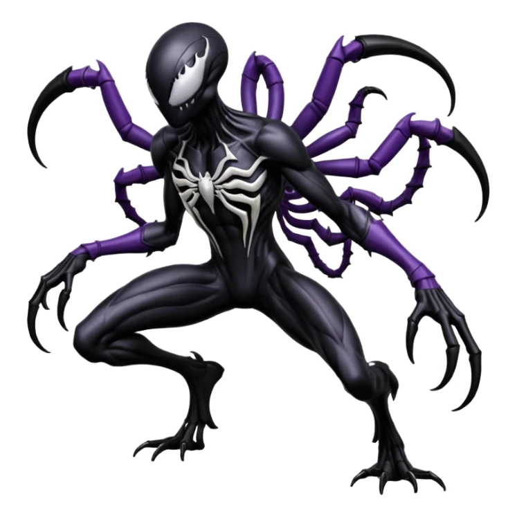 Venom-Xenomorph-Spider-Man-Darkrai-Scizor-fusion, full body sticker