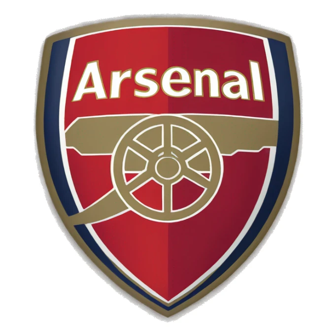 Arsenal football badge 2023 sticker