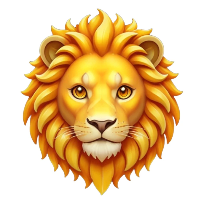 Pokemon legendary laranja and yellow crystal lion sticker