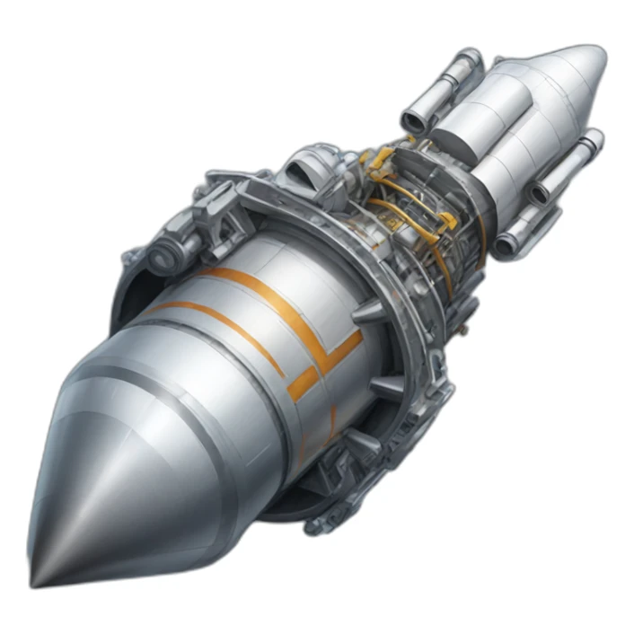 Rocket engine sticker