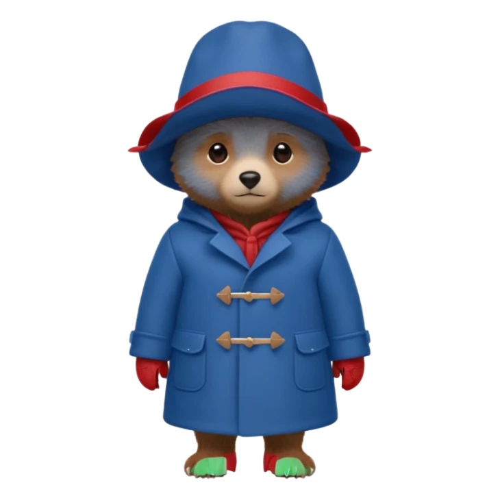 paddington bear sticker