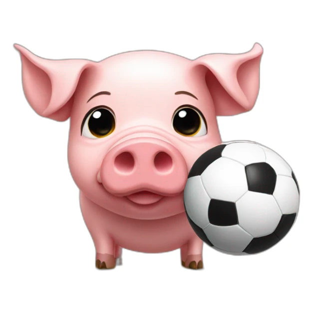 Pig with seville football t-shirt sticker