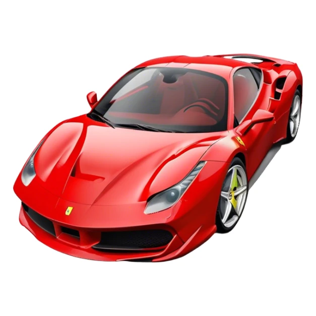 Ferrari 488 GTB - Ferrari (Model Year: 2020) (Iconic colour: Red) sticker
