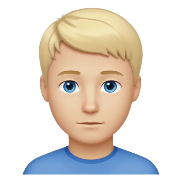 real human male short blond hair blue eyes 5ft 9 140lbs Italian sticker