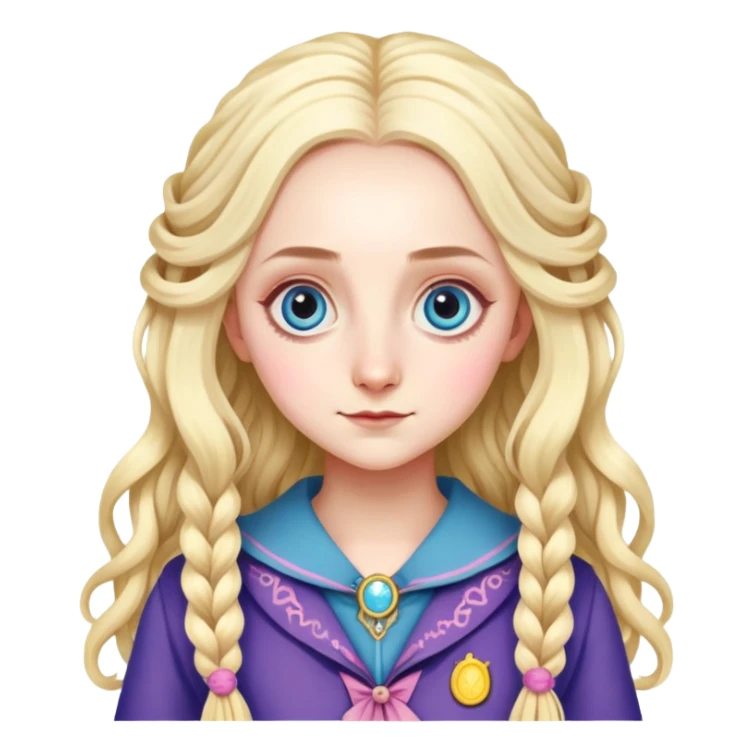 Luna Lovegood in harry potter sticker