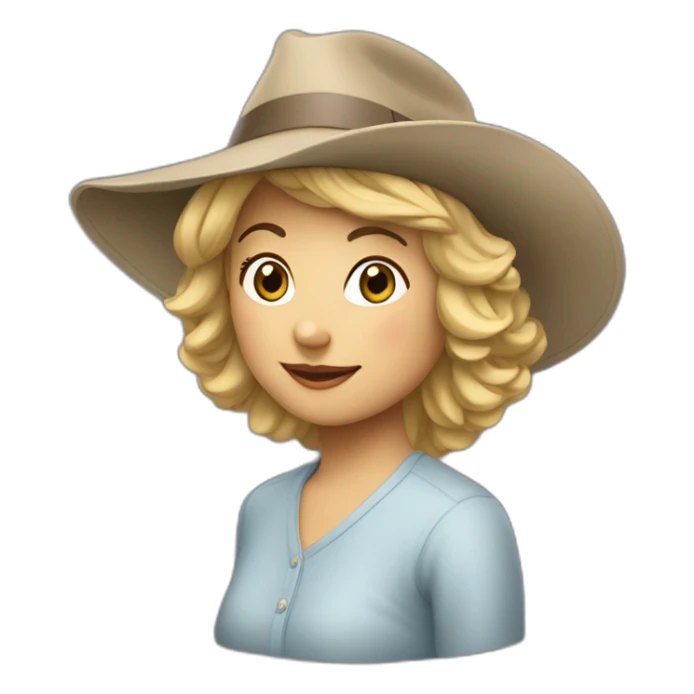 Valérie Pecresse avec un chapeau d’anniversaire  sticker