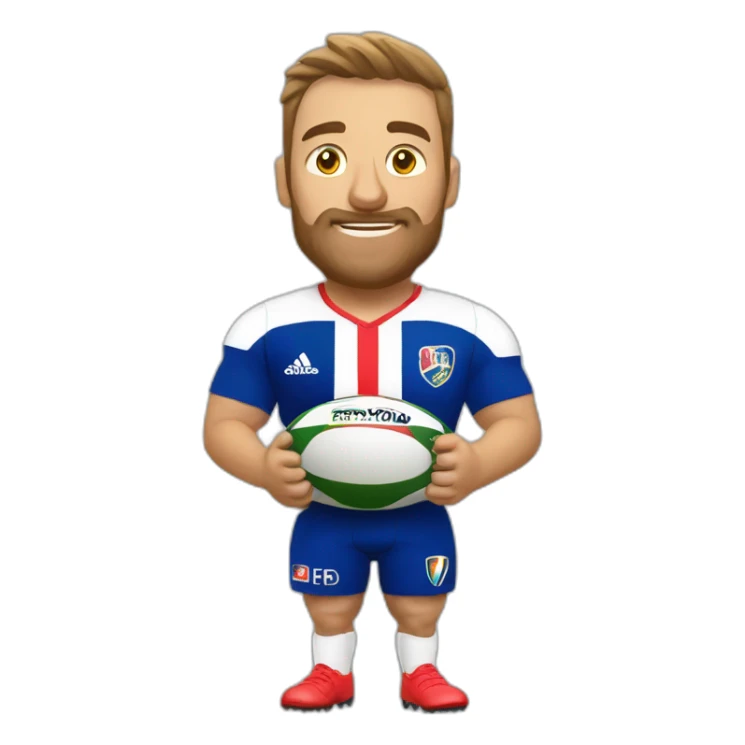 Coupe du monde de rugby en France  sticker