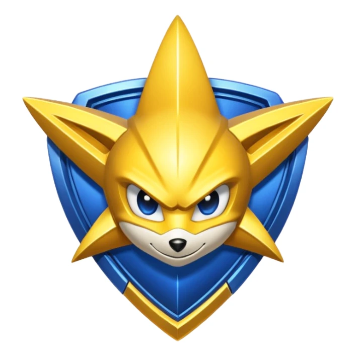 super sonic legend rank from the game rocket league the logo for it  sticker
