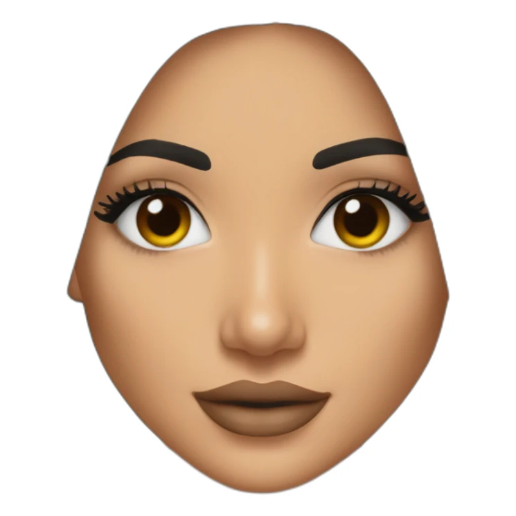 Kylie Jenner brown hair sticker