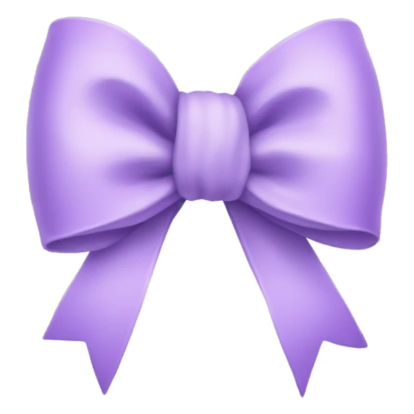 pastel purple bow sticker