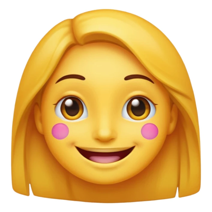 really happy emoji, wide smile, sparkling eyes, vibrant colors sticker
