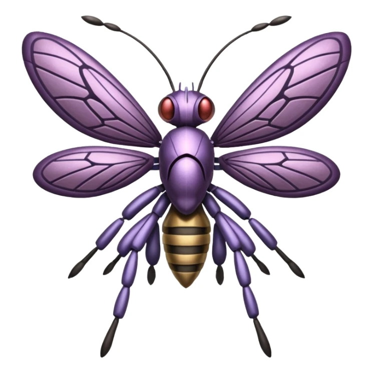 Vikavolt-Pinsir-Butterfree-Genesect-Miraidon-fusion, dull body sticker