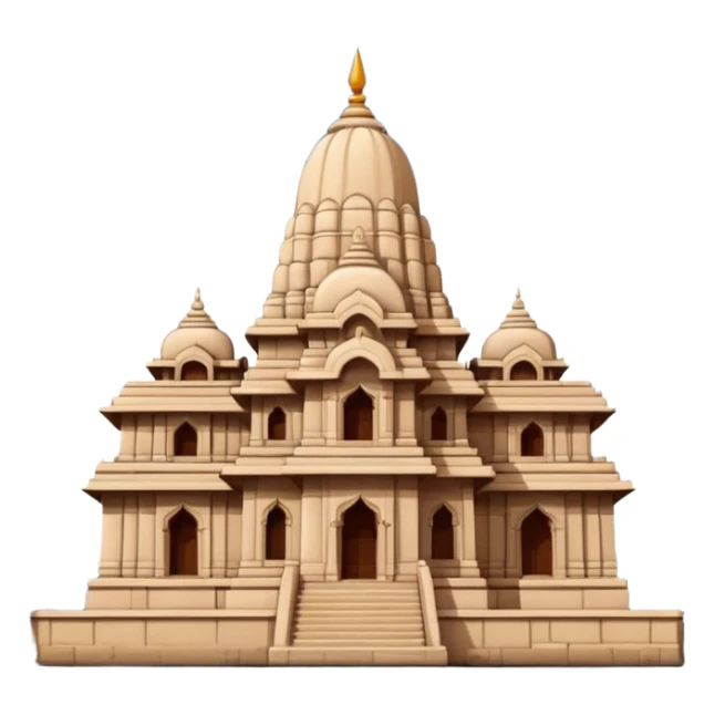 a shikhar ji temple situated in india sticker