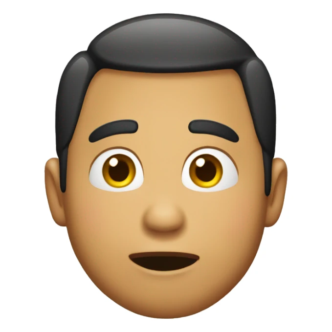 Filipino dude surprised sticker