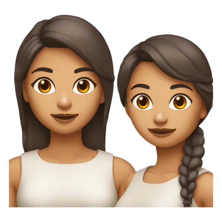 Uma mulher morena com cara de bicho preguiça  sticker