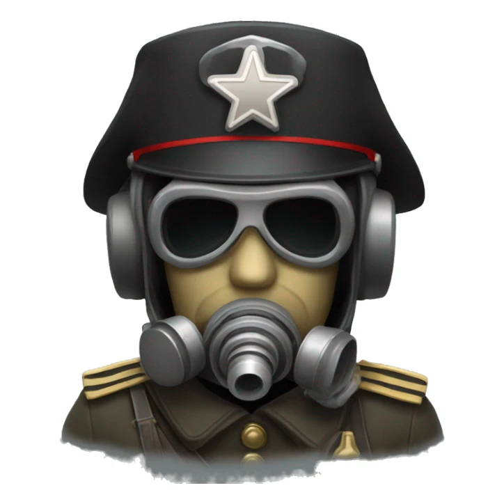 Death Korps of Krieg Officer with respirtor sticker