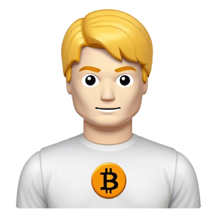 hackeur lego homme bitcoin sticker