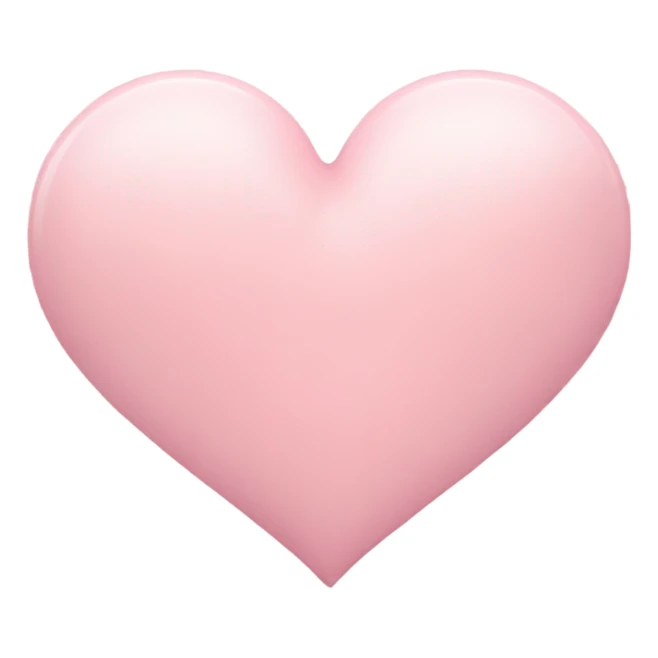 pastel pink heart sticker