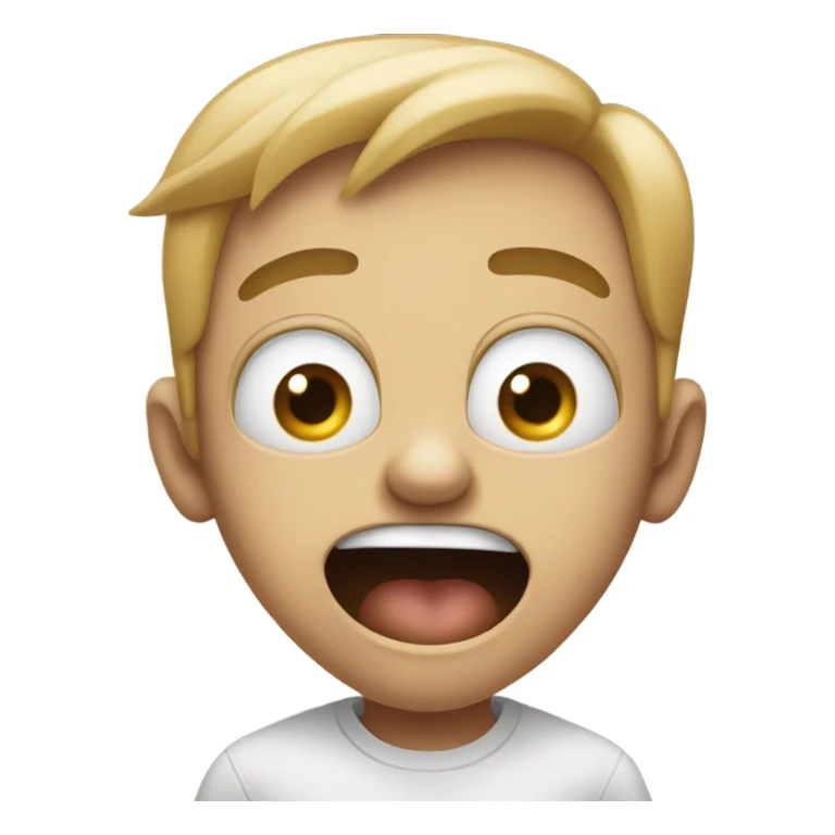 person holding both hands up in defense, shocked sticker