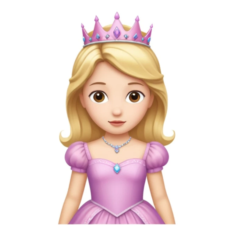 girls in a princess dress sticker