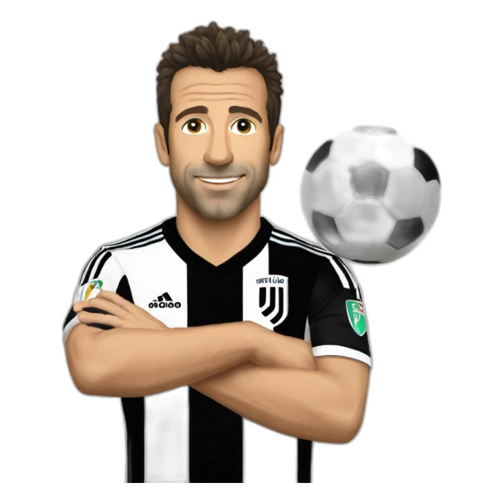 Juventus football del piero sticker