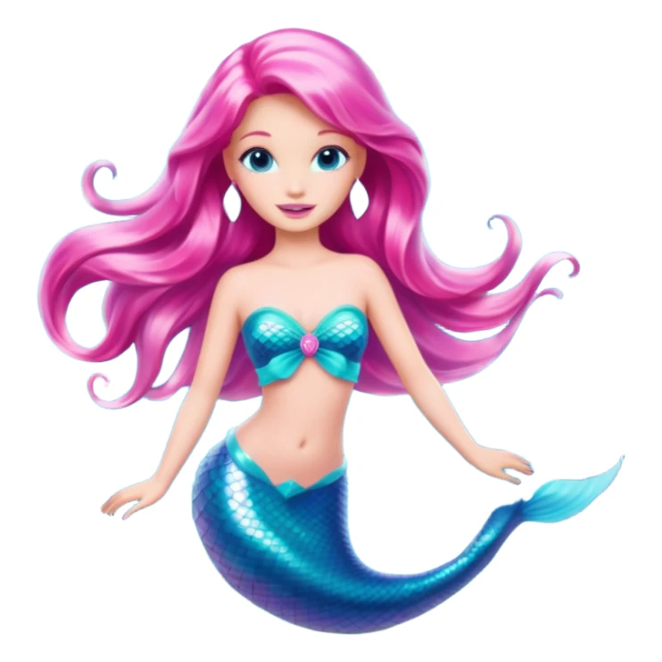 barbie merliah summers in her mermaid form sticker