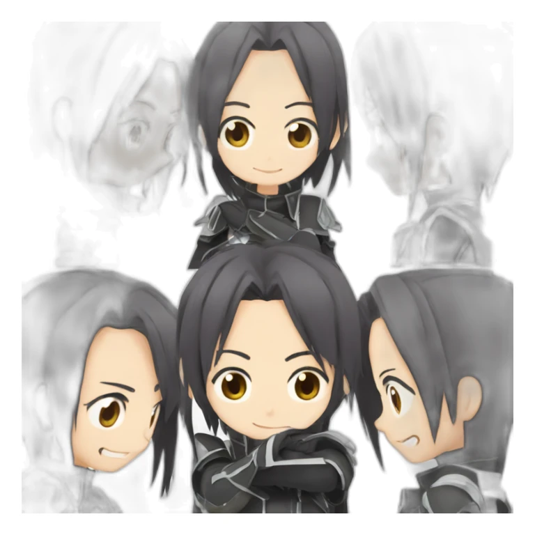 Kirito le personnage principal de Sword art online sticker