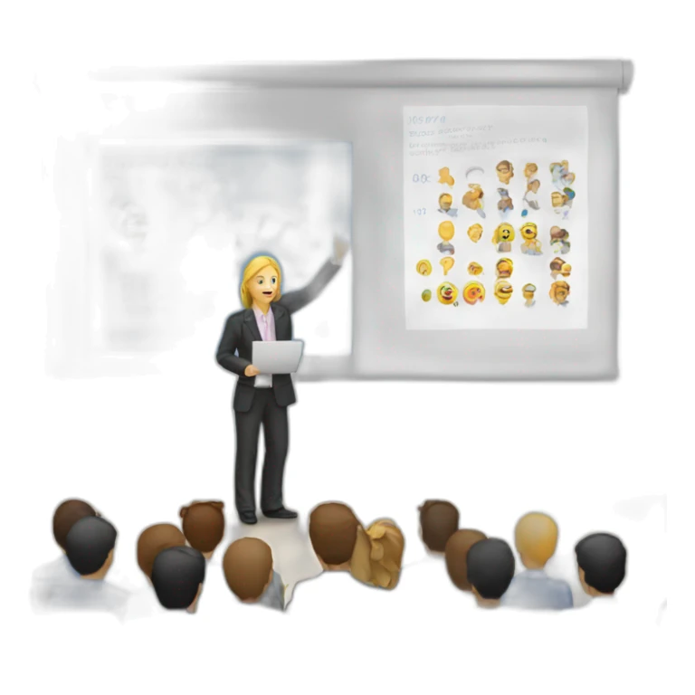 Presentation sticker