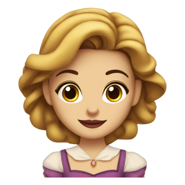 Belle from beauty and beast sewing sticker