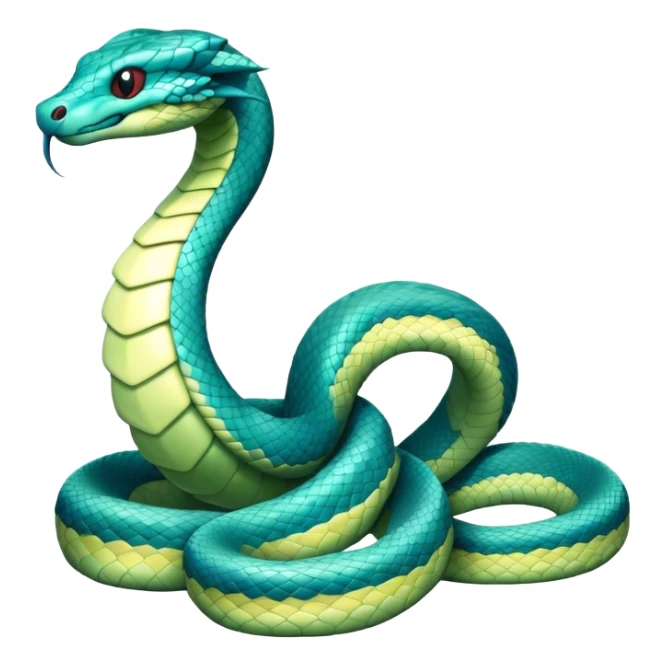 Seviper-Dragonair-Snake-hybrid, full body sticker