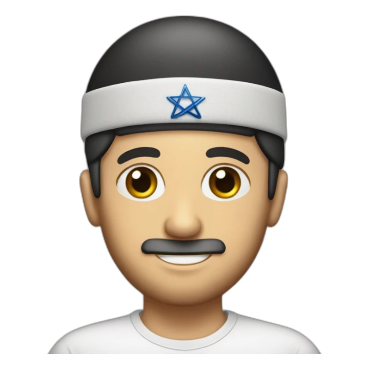 A Jew in a kippah sticker