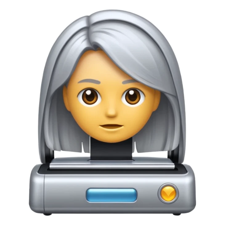 Crie um emoji de máquina de cortar cabelo sticker