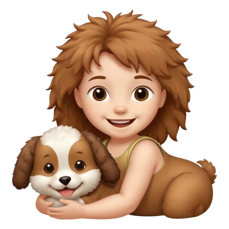 Best friends dog and baby sticker